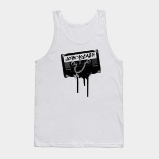 Johnny Cash - Black Cassette Music Tank Top